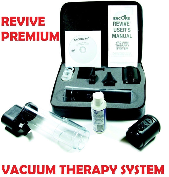 Encore Revive Premium ED Pump System - Proven Vacuum Therapy for Impotence